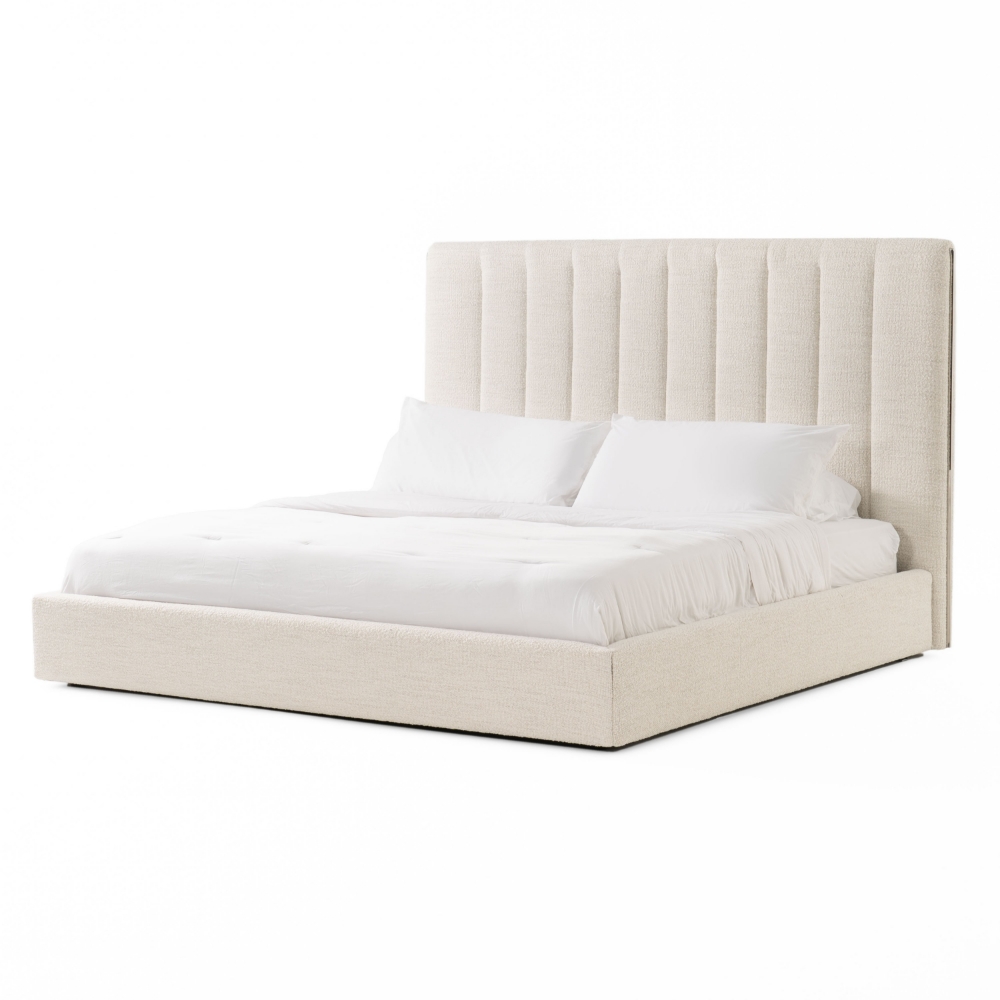 Picture of Modrest Valhalla - Contemporary White Fabric Bed