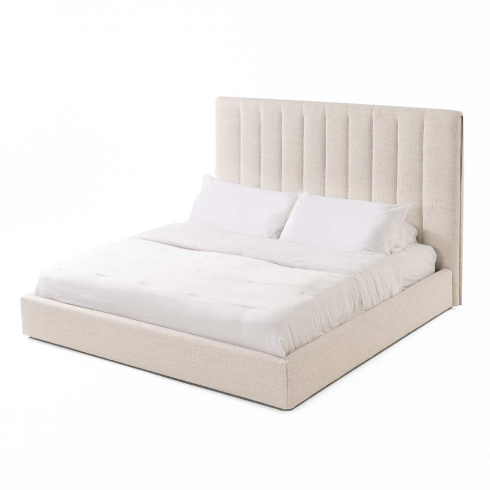 Picture of Modrest Valhalla - Contemporary White Fabric Bed