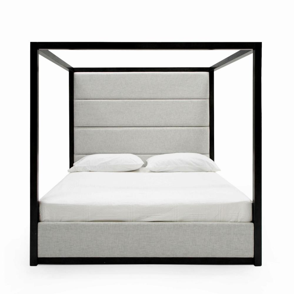 Picture of Modrest Manhattan - Contemporary Canopy Grey Bed 