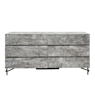 Picture of Nova Domus Aria - Italian Modern Multi Grey with texture  Dresser