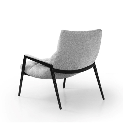 Picture of Modrest - Modern Homer Accent Grey Fabric Chair