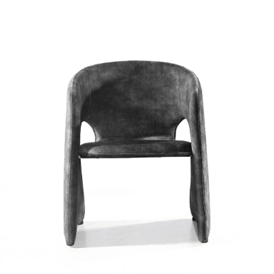 Picture of Modrest - Modern Malvern Dark Grey Fabric Dining Chair