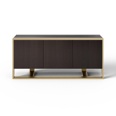 Picture of Modrest - Modern Fauna Wenge and Brass Buffet