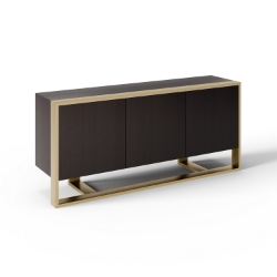 Picture of Modrest - Modern Fauna Wenge and Brass Buffet