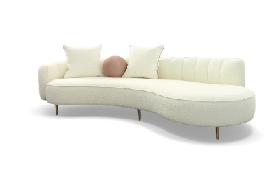 Picture of Modrest - Maverick Modern Cream Fabric Chaise