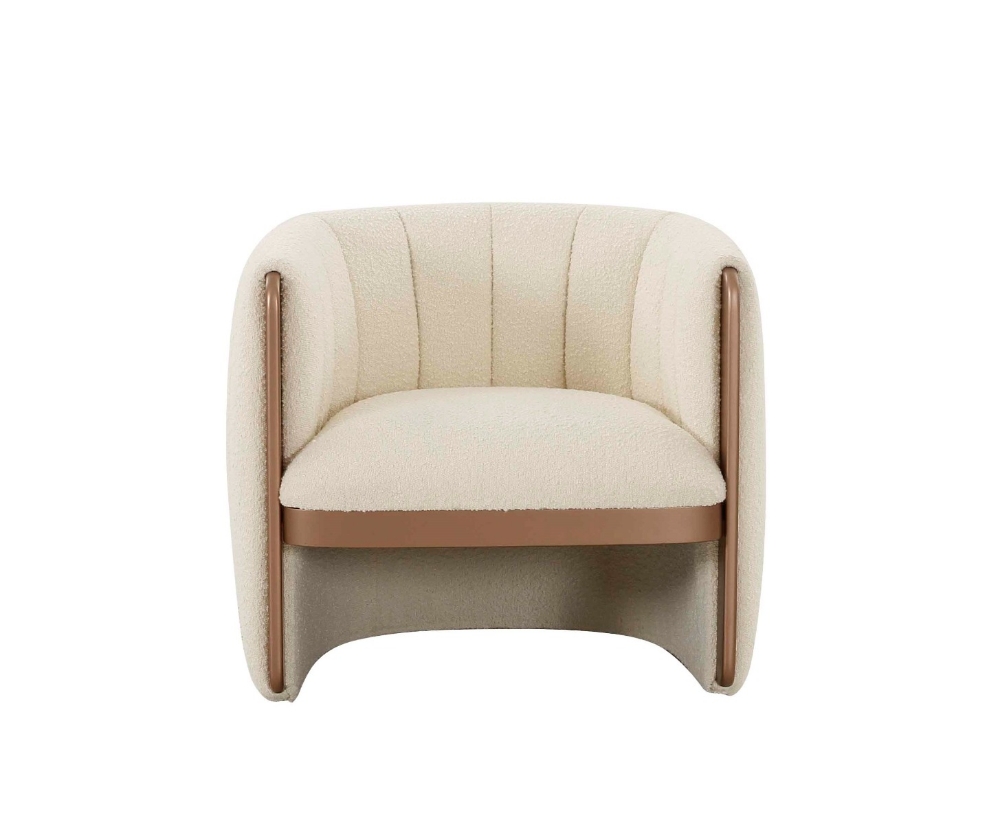 Picture of Modrest - Joselyn Modern Cream Fabric Accent Chair