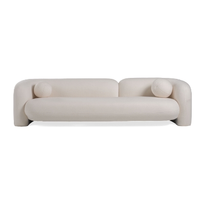 Picture of Modrest - Khan Modern 4-Seater Off White Fabric Sofa