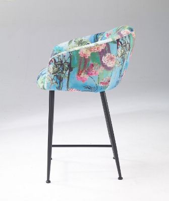 Picture of Modrest Roxann - Modern Counter Stool in Funky Velvet