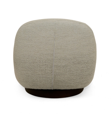 Picture of Modrest Renee - Modern Cream Fabric Swivel Chair