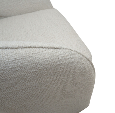 Picture of Modrest Renee - Modern Cream Fabric Swivel Chair