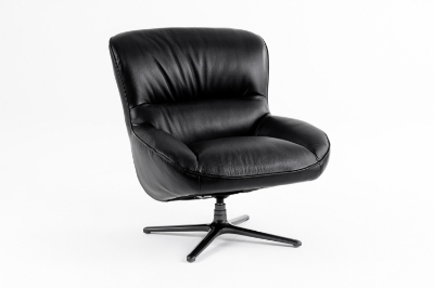 Picture of Modrest Theo - Modern Black Leather Accent Chair