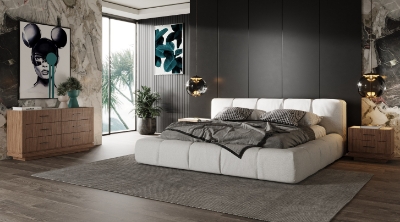 Picture of Modrest Lamont - Modern Fabric Bed