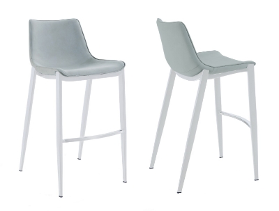 Picture of Modrest Jane - Modern Light Grey Counter Stool Set of 2