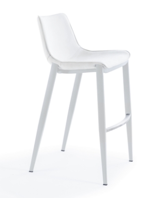 Picture of Modrest Jane - Modern White Counter Stool Set of 2