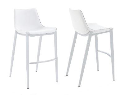 Picture of Modrest Jane - Modern White Counter Stool Set of 2