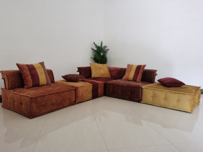 Picture of Divani Casa Dubai - Modern Multicolored Fabric Modular Sectional Sofa