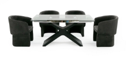 Picture of Modrest Adler - Modern Black Glass Extendable 63"/94.5" Dining Table