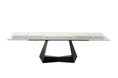 Picture of Modrest Maroney - Modern Black and Glass Extendable 70.5"/106" Dining Table