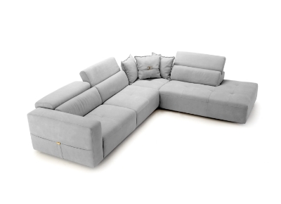 Picture of Lamod Italia Grande - Italian Light Grey RAF Chaise Sectional Sofa