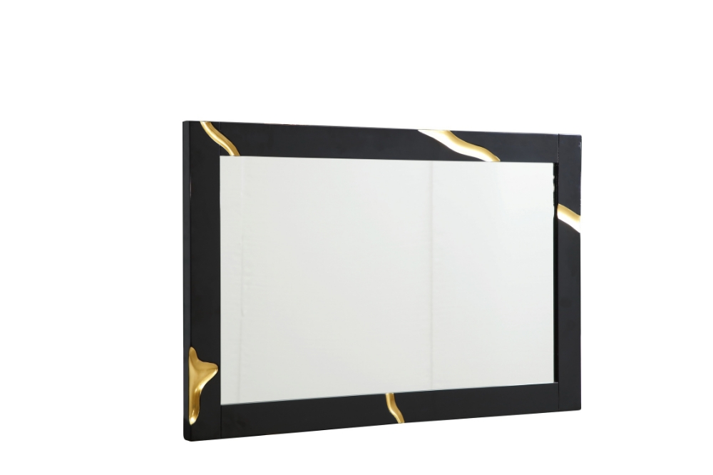 Picture of Modrest Aspen - Modern Black Large Mirror