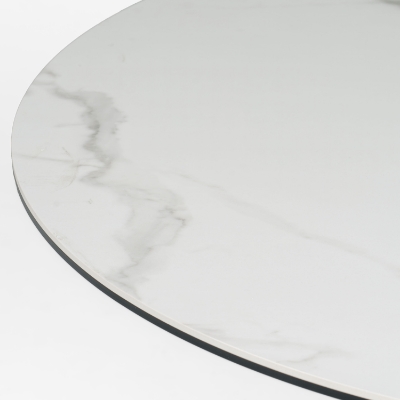 Picture of Modrest Edith - Modern Round White Ceramic Dining Table