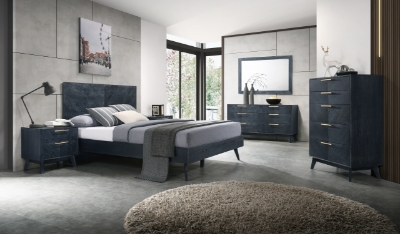 Picture of Modrest Diana - Queen Modern Grey Ash Bedroom Set