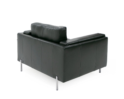 Picture of Divani Casa Schmidt - Modern Black Leather Chair