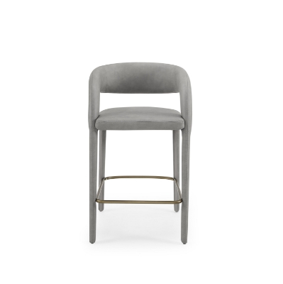 Picture of Modrest Faerron - Modern Grey Leatherette Counter Chair