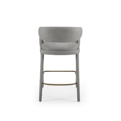 Picture of Modrest Faerron - Modern Grey Leatherette Counter Chair