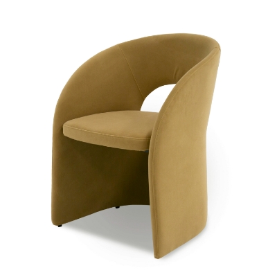 Picture of Modrest Brea - Modern Tan Fabric Dining Chair