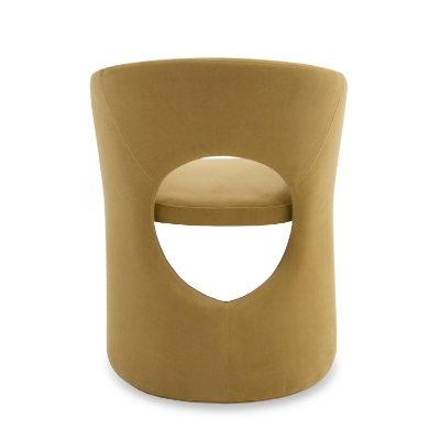 Picture of Modrest Brea - Modern Tan Fabric Dining Chair