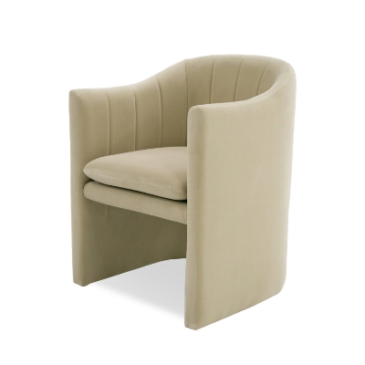 Picture of Modrest Danube - Modern Beige Fabric Dining Chair