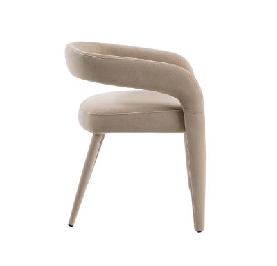 Picture of Modrest Mundra - Modern Beige Fabric Dining Chair