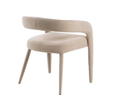 Picture of Modrest Mundra - Modern Beige Fabric Dining Chair