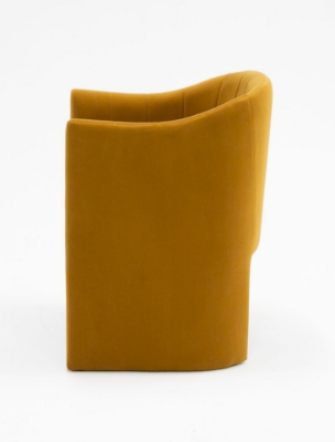 Picture of Modrest Danube - Modern Burnt Orange Fabric Dining Chair