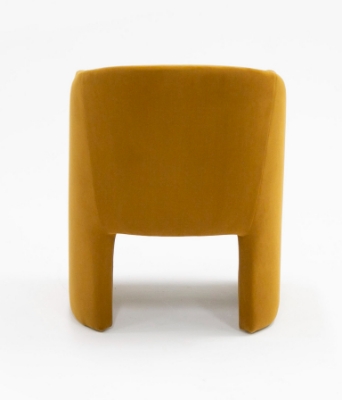 Picture of Modrest Danube - Modern Burnt Orange Fabric Dining Chair