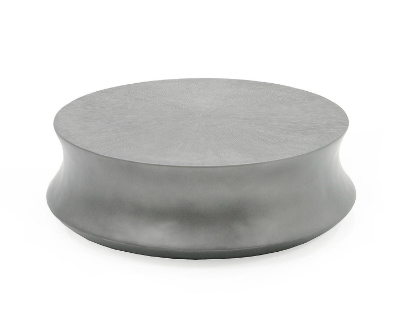 Picture of Modrest Airdrie - Modern Antique Grey Small Round Coffee Table