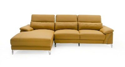 Picture of Divani Casa Sura - Modern Camel Leather Left Facing Sectional Sofa