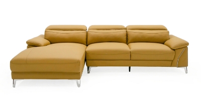 Picture of Divani Casa Sura - Modern Camel Leather Left Facing Sectional Sofa