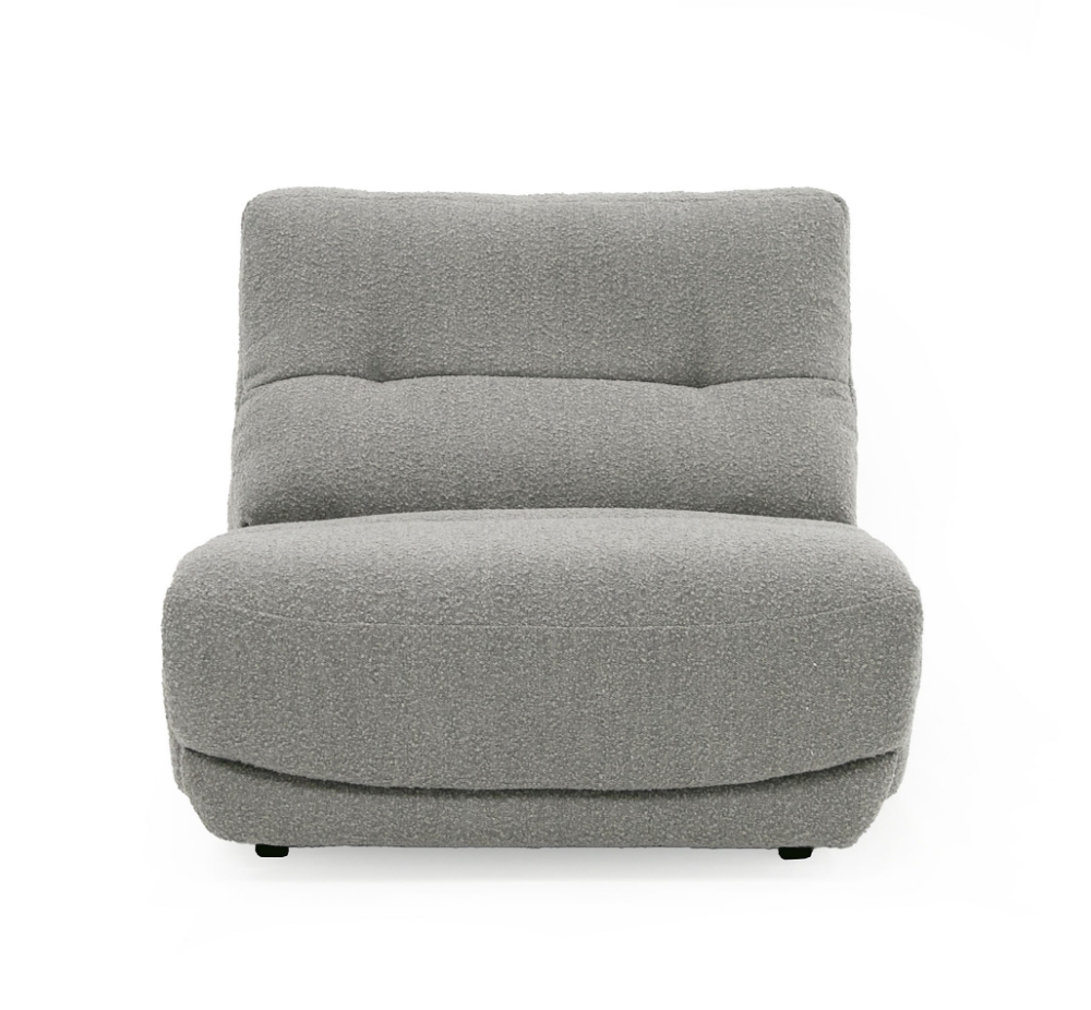 Picture of Divani Casa Basil - Modern Grey Fabric Large Electric Recliner Chair