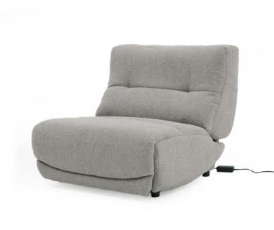 Picture of Divani Casa Basil - Modern Grey Fabric Large Electric Recliner Chair