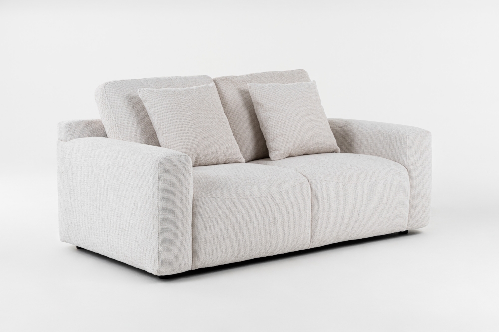 Picture of Divani Casa Gloria - Modern White Fabric Loveseat