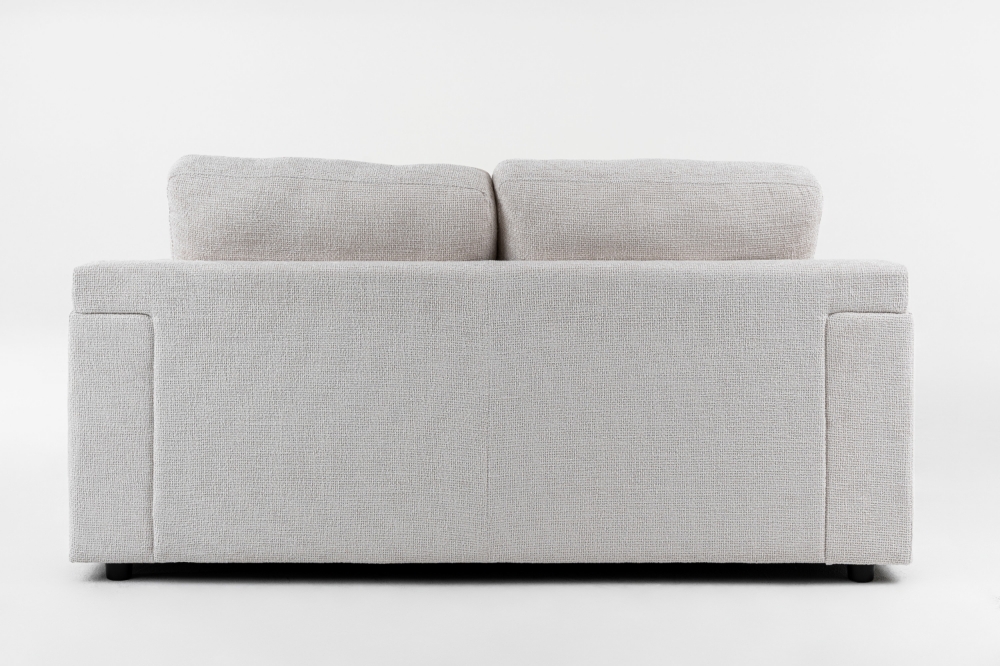 Picture of Divani Casa Gloria - Modern White Fabric Loveseat