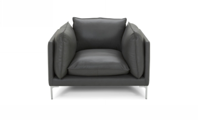 Picture of Divani Casa Harvest - Modern Grey Full Leather Sofa Set