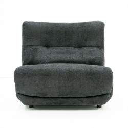 Picture of Divani Casa Basil - Modern Dark Grey Fabric Large Electric Recliner Chair