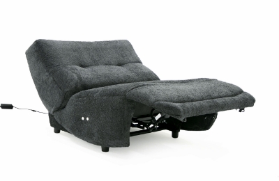 Picture of Divani Casa Basil - Modern Dark Grey Fabric Large Electric Recliner Chair