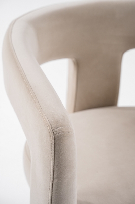 Picture of Modrest Cherish - Modern Beige Fabric Dining Chair