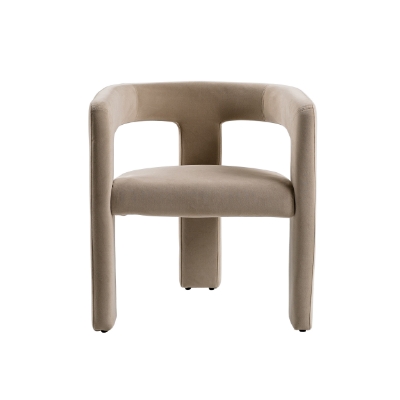 Picture of Modrest Cherish - Modern Beige Fabric Dining Chair