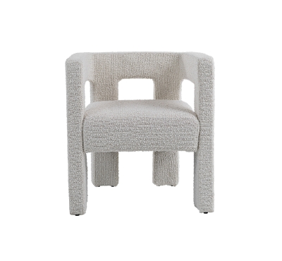 Picture of Modrest Drea - Modern White Fabric Dining Chair