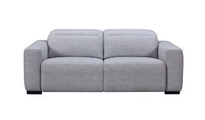 Picture of Divani Casa Bode - Modern Grey Fabric Sofa with 2 Recliners